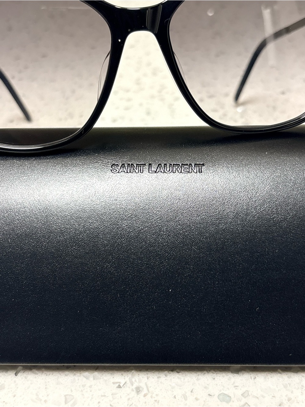 Saint Laurent Black Cat-Eye Sunglasses with Gradient Lenses SL M48S/K 002 - Picture 3 of 5